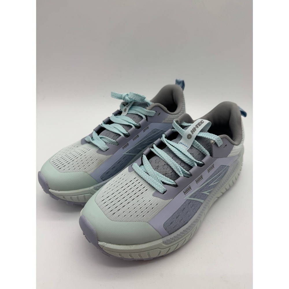 Hi-Tec Women's Running Shoes Size 7 Gray Blue Athletic Sneakers Lightweight